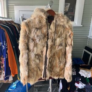 Faux Fur Hooded Jacket